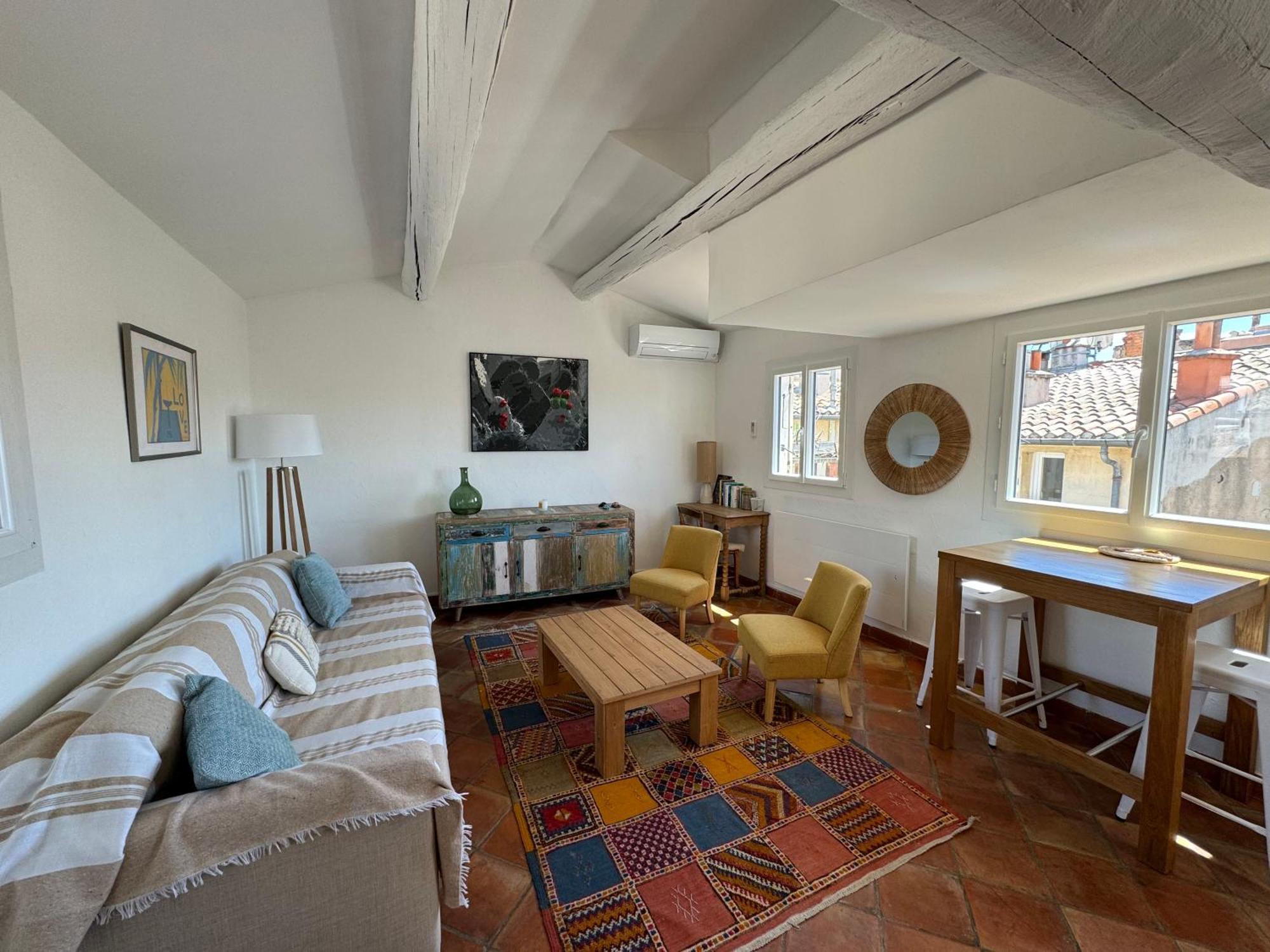 エクス＝アン＝プロヴァンス2 Pieces Climatise En Duplex Avec Terrasseアパートメント エクステリア 写真
